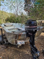 1985 Mercury 35HP Motor with controls