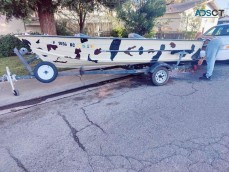 15' Aluminum boat for sale