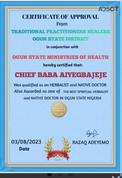 +234811 038 5497 The best powerful spiritual herbalist man in Nigeria to make money