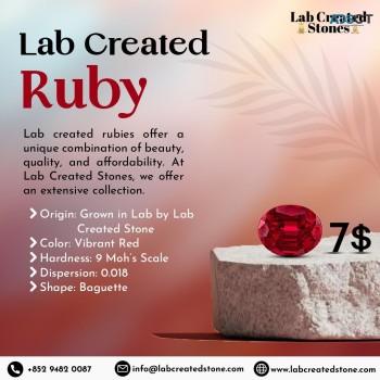 Buy Lab Grown Rubies: High Quality 