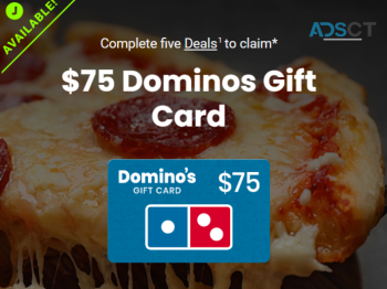 Claim Your $75 Dominos Gift Card Now!