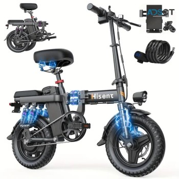 Hisent Cruiser Electric Bike - 48V 17.5A