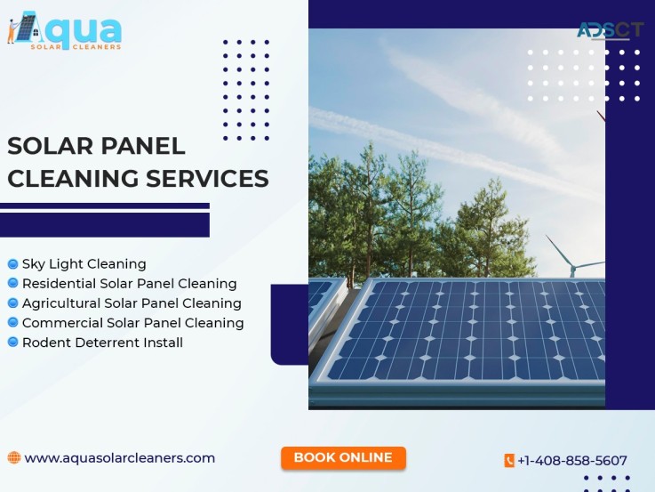 Aqua Solar Panels Cleaning Company CA